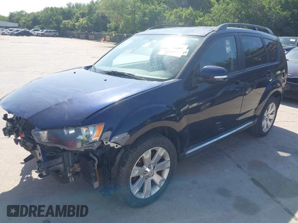2011 Mitsubishi Outlander SE with VIN JA4AS3AW9BU007568, listed as a IAAI auction lot 42396335 with 174,256 mi miles and . Bid and sale history available at DreamBid. Image 2.
