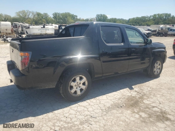 2008 Honda Ridgeline RTL with VIN 2HJYK16508H538531, listed as a Copart auction lot 69711124 with 0 mi miles and Salvage Title. Bid and sale history available at carsss.com. Image 3.