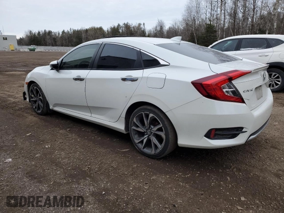 2020 Honda Civic Sedan Touring with VIN 2HGFC1F90LH105555, listed as a Copart auction lot 85862544 with 125,593 mi miles and Salvage Title. Bid and sale history available at carsss.com. Image 2.