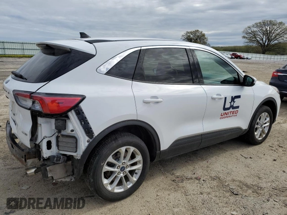 2020 Ford Escape SE with VIN 1FMCU9G6XLUA49604, listed as a Copart auction lot 55500845 with 156,284 mi miles and Salvage Title. Bid and sale history available at DreamBid. Image 3.