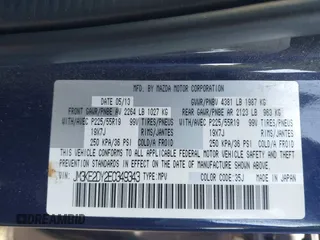 2014 Mazda CX-5 Grand Touring with VIN JM3KE2DY2E0349343, listed as a IAAI auction lot 41725214 with 271,094 mi miles. Bid and sale history available at carsss.com. Image 9.
