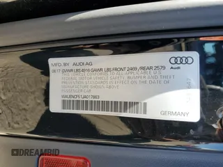 2018 Audi A5 Sportback Premium Plus with VIN WAUENCF51JA017863, listed as a Copart auction lot 70550523 with 63,270 mi miles. Bid and sale history available at carsss.com. Image 13.