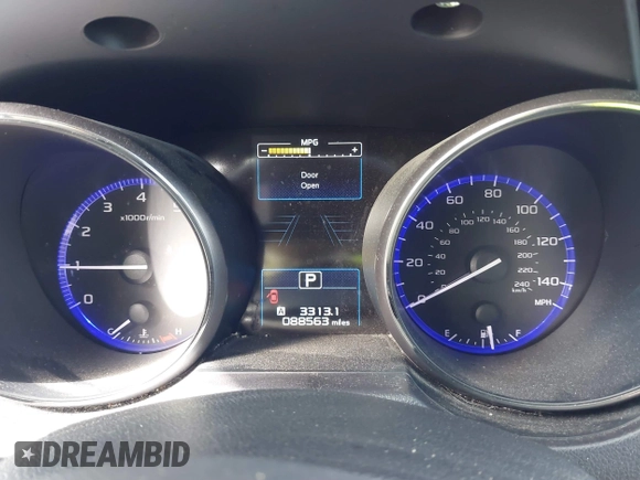 2017 Subaru Outback Premium with VIN 4S4BSAFCXH3272281, listed as a IAAI auction lot 41782163 with 88,563 mi miles and . Bid and sale history available at DreamBid. Image 7.