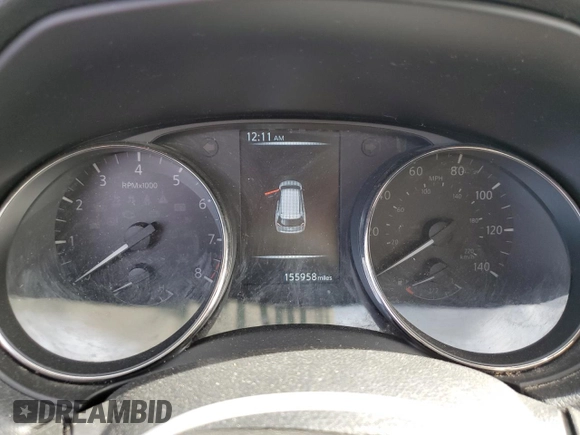2017 Nissan Rogue SV with VIN KNMAT2MT6HP519312, listed as a Copart auction lot 53142215 with 155,958 mi miles and Salvage Title. Bid and sale history available at carsss.com. Image 9.