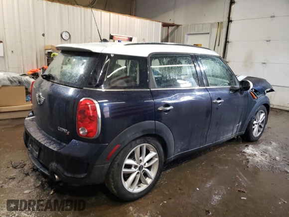 2012 MINI Countryman S with VIN WMWZC5C57CWM14796, listed as a Copart auction lot 43021345 with 178,183 mi miles and Salvage Title. Bid and sale history available at DreamBid. Image 3.