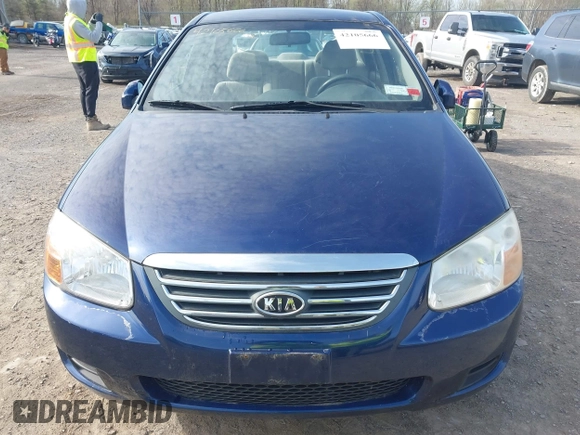 2008 Kia Spectra EX with VIN KNAFE122085533249, listed as a IAAI auction lot 42105666 with 178,984 mi miles. Bid and sale history available at carsss.com. Image 6.