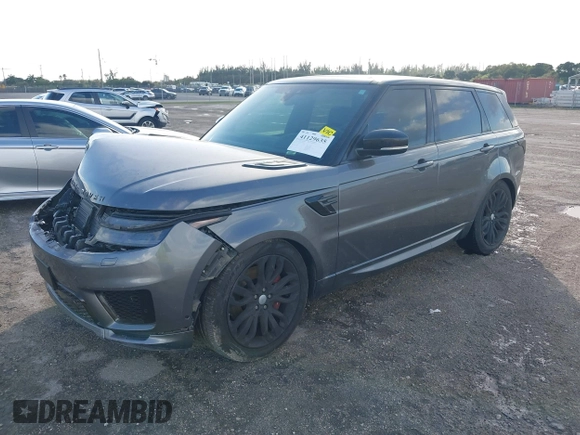 2019 Land Rover Range Rover Sport Dynamic with VIN SALWR2RE9KA850578, listed as a IAAI auction lot 41129635 with 1 mi miles. Bid and sale history available at carsss.com. Image 17.