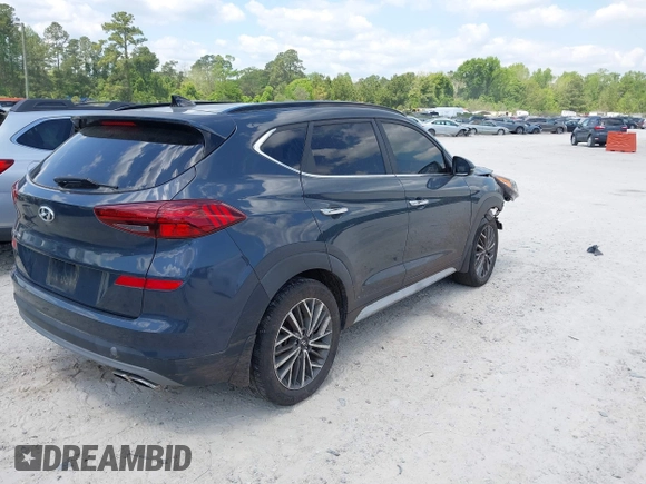 2019 Hyundai Tucson Sport z VIN KM8J33AL2KU909919, wystawiony jako IAAI lot #42055525 z przebiegiem 109 985 mil mil oraz . Historia ofert i sprzedaży dostępna na DreamBid. Obrazek 4.