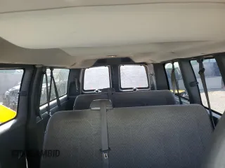 2015 Chevrolet Express Passenger 1LT with VIN 1GAZGYFG4F1173795, listed as a Copart auction lot 64620035 with Not provided miles and Clean title. Bid and sale history available at DreamBid. Image 10.