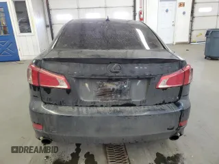 2013 Lexus IS 250 with VIN JTHBF5C20D5186440, listed as a Copart auction lot 48258995 with 142,054 mi miles and Salvage Title. Bid and sale history available at DreamBid. Image 6.