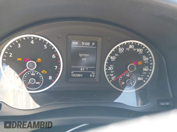 2014 Volkswagen Tiguan S z VIN WVGBV3AX5EW560393, wystawiony jako IAAI lot #42105203 z przebiegiem 102 001 mil mil oraz . Historia ofert i sprzedaży dostępna na DreamBid. Obrazek 7.