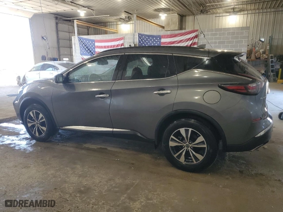 2023 Nissan Murano SV with VIN 5N1AZ2BS9PC140671, listed as a Copart auction lot 48872665 with 45,221 mi miles and Clean Title. Bid and sale history available at carsss.com. Image 2.