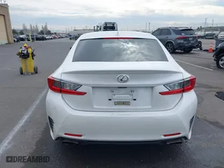 2016 Lexus RC 200t with VIN JTHHA5BC4G5001233, listed as a IAAI auction lot 41605137 with 85,436 mi miles. Bid and sale history available at carsss.com. Image 17.