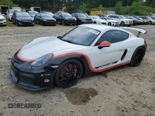 2016 Porsche Cayman GT4 с VIN WP0AC2A81GK192202, выставлен на аукционе Copart как лот 61072265 с пробегом Не указан миль и Списание • Salvage title. История ставок и продаж доступна на DreamBid. Изображение 1.