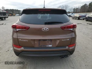 2016 Hyundai Tucson Limited with VIN KM8J33A20GU099902, listed as a Copart auction lot 43022115 with 86,966 mi miles and Salvage Title. Bid and sale history available at DreamBid. Image 6.