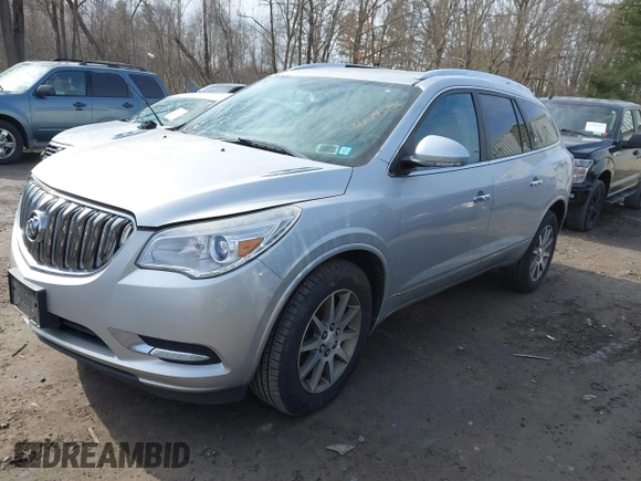 2014 Buick Enclave Leather with VIN 5GAKVBKD9EJ361204, listed as a IAAI auction lot 41795752 with 92,834 mi miles and . Bid and sale history available at DreamBid. Image 2.