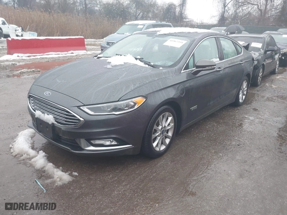 2017 Ford Fusion Energi SE with VIN 3FA6P0PU6HR203037, listed as a IAAI auction lot 41567334 with 96,852 mi miles. Bid and sale history available at carsss.com. Image 17.