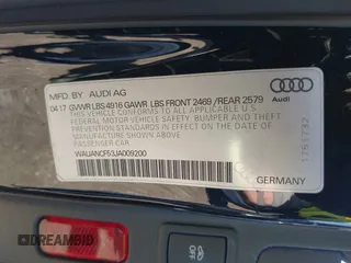 2018 Audi A5 Sportback Premium z VIN WAUANCF53JA009200, wystawiony jako IAAI lot #41725501 z przebiegiem 107 076 mil mil oraz . Historia ofert i sprzedaży dostępna na DreamBid. Obrazek 9.