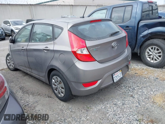 2017 Hyundai Accent SE with VIN KMHCT5AEXHU359805, listed as a IAAI auction lot 41748635 with 79,446 mi miles. Bid and sale history available at carsss.com. Image 3.