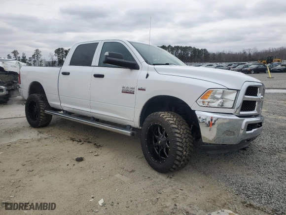 2018 Ram 2500 Tradesman with VIN 3C6UR5CJ3JG148172, listed as a Copart auction lot 46089165 with 53,957 mi miles and Salvage Title. Bid and sale history available at carsss.com. Image 4.