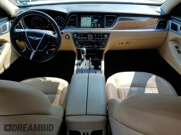 2017 Genesis G80 3.8L with VIN KMHGN4JE1HU211502, listed as a Copart auction lot 64684094 with 70,682 mi miles and Salvage Title. Bid and sale history available at carsss.com. Image 8.