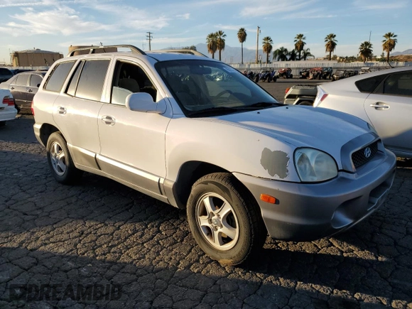 2004 Hyundai Santa Fe GLS with VIN KM8SC13D34U759899, listed as a Copart auction lot 85283734 with 85,297 mi miles and Salvage Title. Bid and sale history available at DreamBid. Image 4.