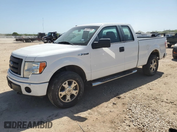 2009 Ford F-150 STX with VIN 1FTRX14809FA24799, listed as a Copart auction lot 51811255 with 123,501 mi miles and Clean title. Bid and sale history available at DreamBid. Image 1.
