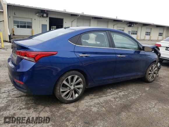 2019 Hyundai Accent Limited with VIN 3KPC34A3XKE059443, listed as a Copart auction lot 52823964 with 44,983 mi miles and Salvage Title. Bid and sale history available at carsss.com. Image 3.