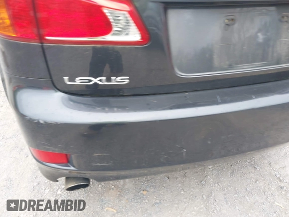 2010 Lexus IS 250 with VIN JTHBF5C27A5120477, listed as a IAAI auction lot 42109745 with 235,585 mi miles. Bid and sale history available at carsss.com. Image 6.