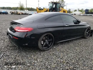 2017 Mercedes-Benz C 43 AMG with VIN WDDWJ6EB1HF593550, listed as a Copart auction lot 74657224 with 77,780 mi miles and Salvage Title. Bid and sale history available at carsss.com. Image 3.