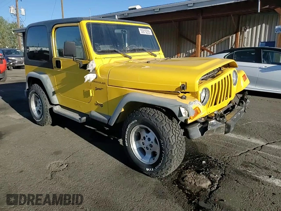 2002 Jeep Wrangler Sport with VIN 1J4FA49S52P750310, listed as a Copart auction lot 50815255 with 188,364 mi miles and Salvage Title. Bid and sale history available at carsss.com. Image 11.