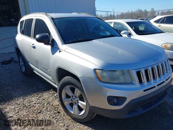 2011 Jeep Compass with VIN 1J4NT1FB8BD248904, listed as a IAAI auction lot 41667133 with 212,887 mi miles. Bid and sale history available at carsss.com. Image 1.