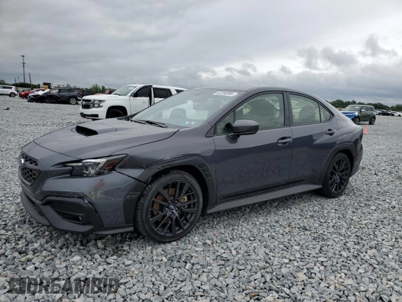 2023 Subaru WRX Premium with VIN JF1VBAF6XP9820597, listed as a Copart auction lot 52255895 with 41,084 mi miles and Salvage title. Bid and sale history available at DreamBid. Image 1.