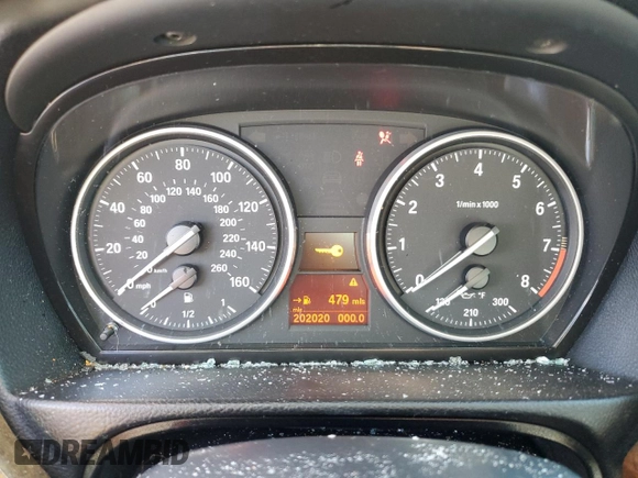 2007 BMW 3 Series 335i with VIN WBAVB73547PA86480, listed as a Copart auction lot 84990514 with 202,020 mi miles and Salvage Title. Bid and sale history available at carsss.com. Image 9.