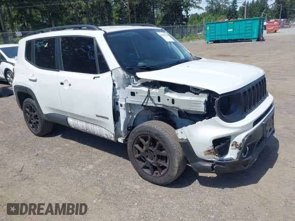 2019 Jeep Renegade Altitude with VIN ZACNJBBB4KPK54687, listed as a IAAI auction lot 42302929 with 70,122 mi miles and . Bid and sale history available at DreamBid. Image 1.