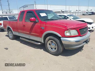 2000 Ford F-150 XL with VIN 1FTRX17L7YKAH2091, listed as a IAAI auction lot 41863588 with 1 mi miles. Bid and sale history available at carsss.com. Image 1.