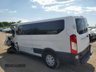 2018 Ford Transit Passenger XL with VIN 1FBZX2ZM1JKA57211, listed as a Copart auction lot 60220024 with Not Provided miles and Salvage Title. Bid and sale history available at DreamBid. Image 2.