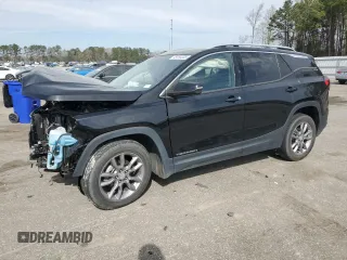 2022 GMC Terrain SLT z VIN 3GKALVEV1NL179564, wystawiony jako Copart lot #49104005 z przebiegiem 69 944 mil mil oraz Szkoda całkowita • Salvage title. Historia ofert i sprzedaży dostępna na DreamBid. Obrazek 1.