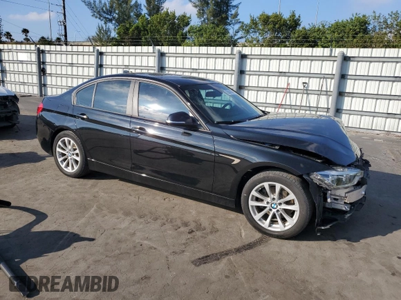 2018 BMW 3 Series 320i with VIN WBA8A9C50JAH13133, listed as a Copart auction lot 85004704 with 54,898 mi miles and Salvage Title. Bid and sale history available at carsss.com. Image 4.