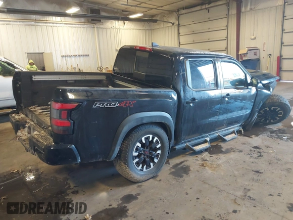 2024 Nissan Frontier SV with VIN 1N6ED1EK7RN611313, listed as a IAAI auction lot 41617892 with 4,425 mi miles and . Bid and sale history available at DreamBid. Image 4.