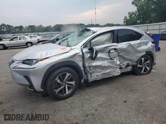 2018 Lexus NX 300 with VIN JTJYARBZ9J2100021, listed as a Copart auction lot 62465225 with Not provided miles and Salvage title. Bid and sale history available at DreamBid. Image 1.