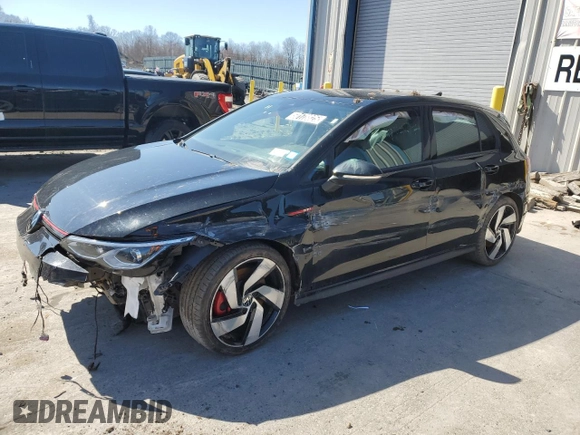 2024 Volkswagen Golf GTI S with VIN WVWGA7CD7RW215078, listed as a Copart auction lot 50178825 with 0 mi miles and Non Repairable. Bid and sale history available at carsss.com. Image 1.