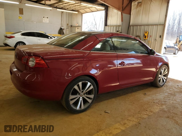 2008 Volkswagen Eos 3.2L with VIN WVWDB71F38V010883, listed as a Copart auction lot 46169745 with 189,772 mi miles and Salvage Title. Bid and sale history available at DreamBid. Image 3.