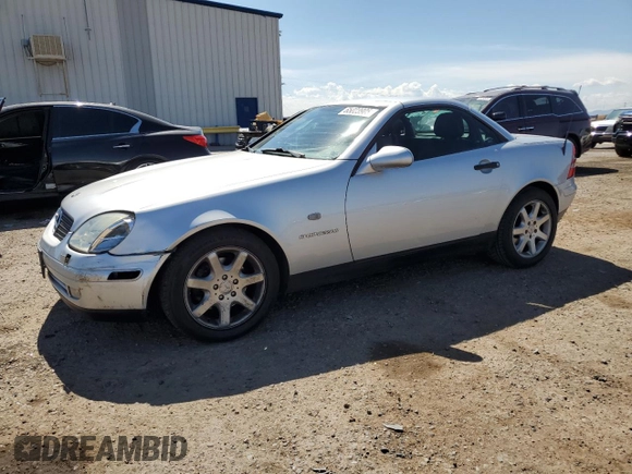 1998 Mercedes-Benz SLK 230/320 with VIN WDBKK47F9WF057337, listed as a Copart auction lot 65023905 with 243,917 mi miles and Salvage title. Bid and sale history available at DreamBid. Image 1.