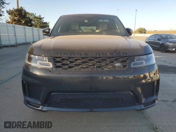 2019 Land Rover Range Rover Sport HST with VIN SALWS2SU9KA865166, listed as a Copart auction lot 76991024 with 57,065 mi miles and Salvage title. Bid and sale history available at DreamBid. Image 5.