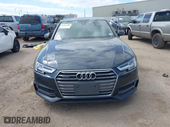 2017 Audi A4 Premium Plus with VIN WAUENAF44HN038026, listed as a IAAI auction lot 42007040 with 152,915 mi miles and . Bid and sale history available at DreamBid. Image 12.