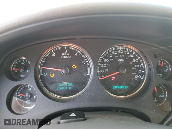 2008 Chevrolet Tahoe 1LT with VIN 1GNFC13J18R257002, listed as a Copart auction lot 50501195 with 216,091 mi miles and Salvage title. Bid and sale history available at DreamBid. Image 9.