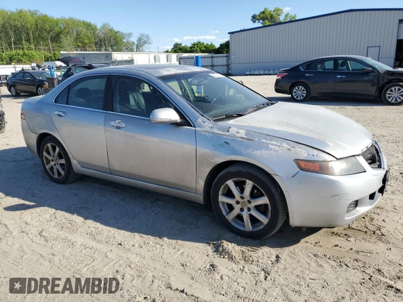 2005 Acura TSX with VIN JH4CL96925C027512, listed as a Copart auction lot 53091435 with 270,594 mi miles and Salvage Title. Bid and sale history available at carsss.com. Image 4.