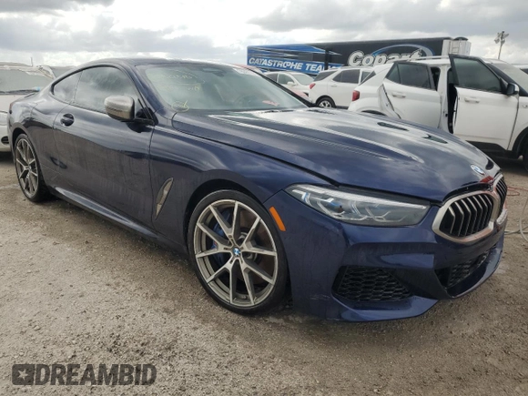 2019 BMW 8 Series M850i xDrive with VIN WBABC4C52KBU96213, listed as a Copart auction lot 76361744 with 25,219 mi miles and Non Repairable. Bid and sale history available at DreamBid. Image 4.
