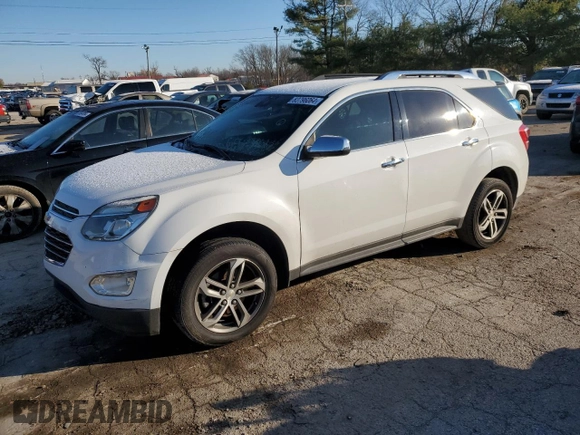 2017 Chevrolet Equinox Premier with VIN 2GNALDEK0H1529839, listed as a Copart auction lot 83796064 with 157,076 mi miles and Salvage Title. Bid and sale history available at carsss.com. Image 1.